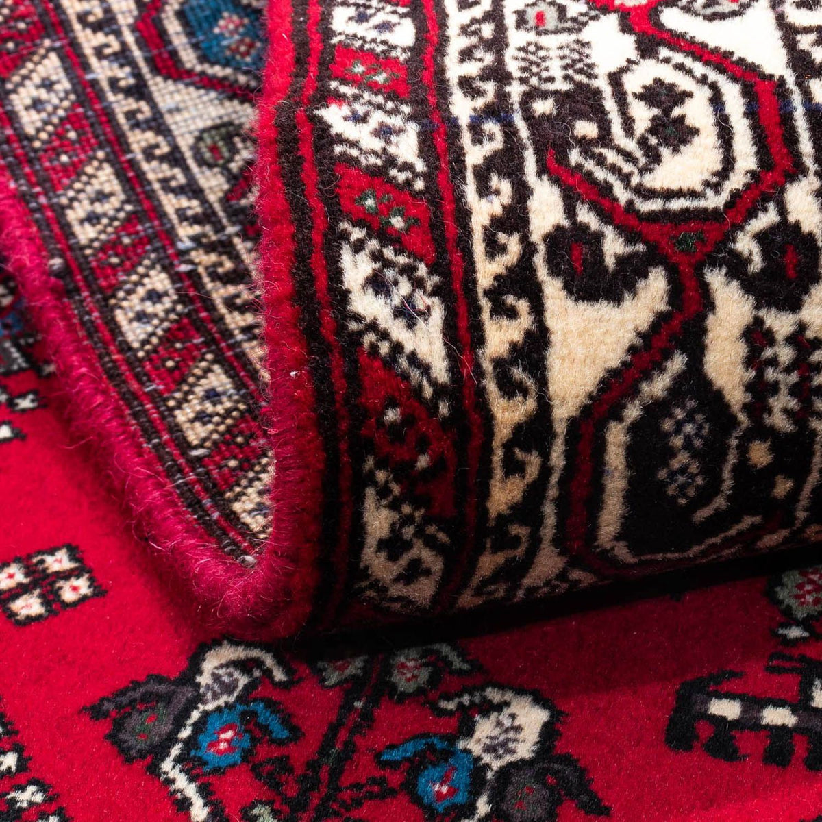 Tapis persan - Nomadic - 163 x 99 cm - rouge foncé