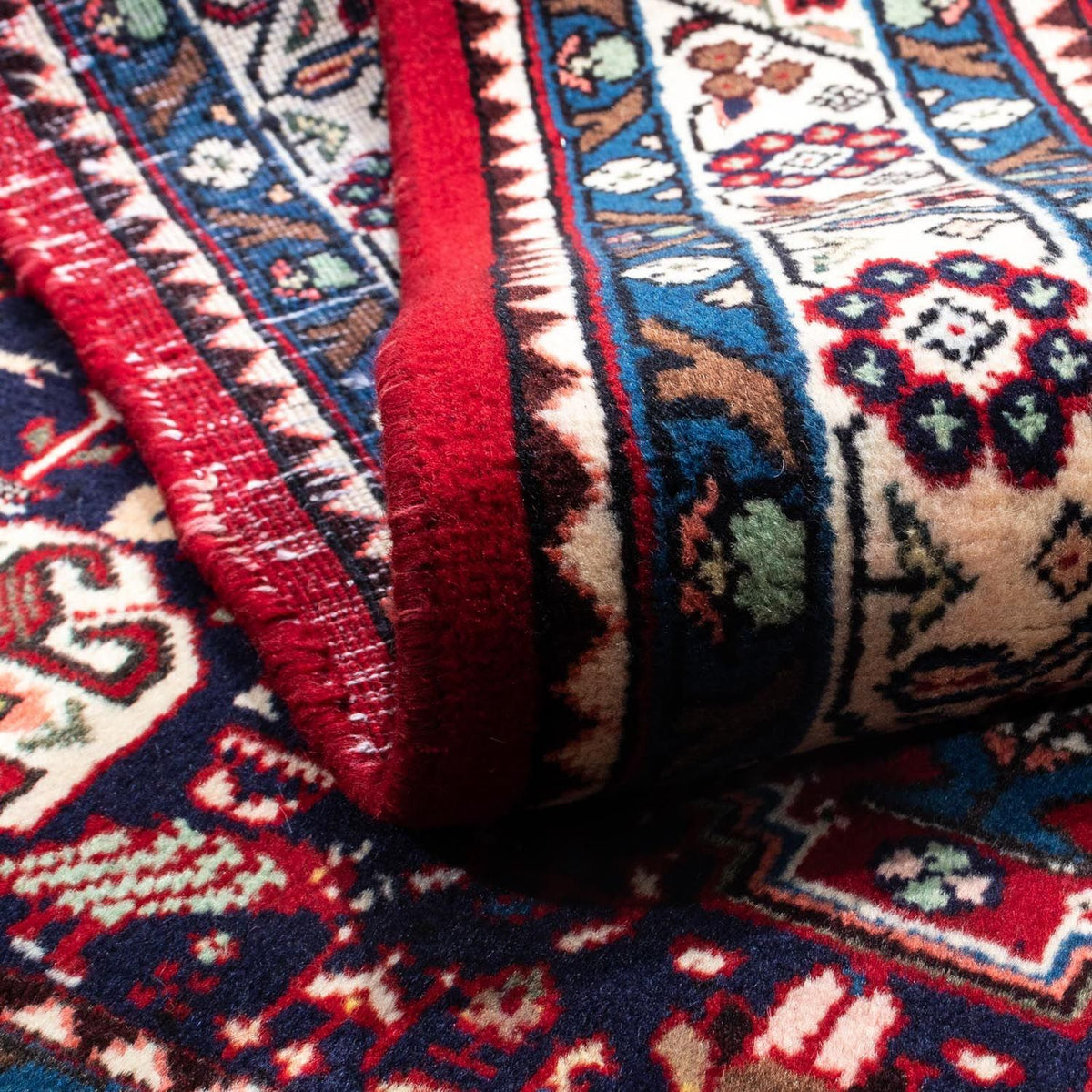 Tapis persan - Nomadic - 150 x 101 cm - rouge foncé