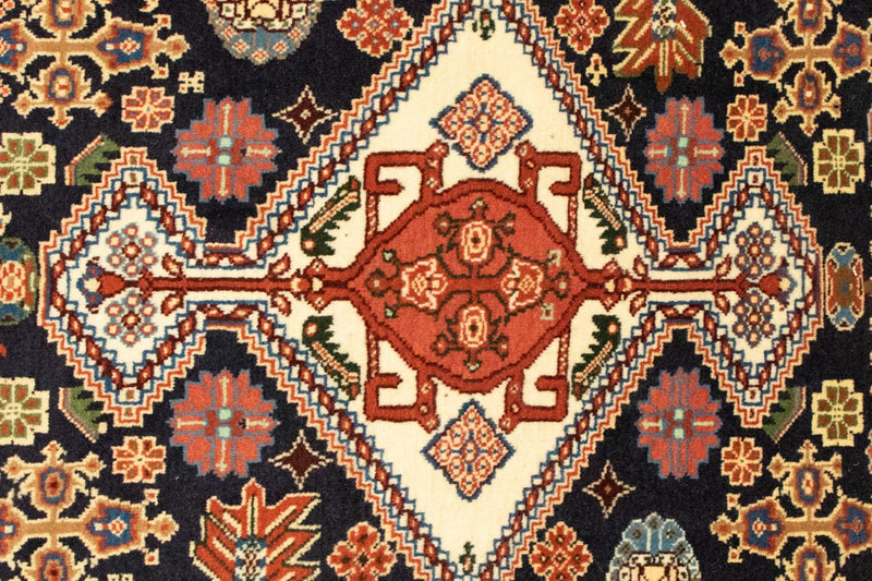 Tapis persan - Nomadic - 133 x 102 cm - bleu foncé