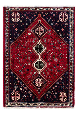 Tapis persan - Nomadic - 145 x 100 cm - rouge foncé
