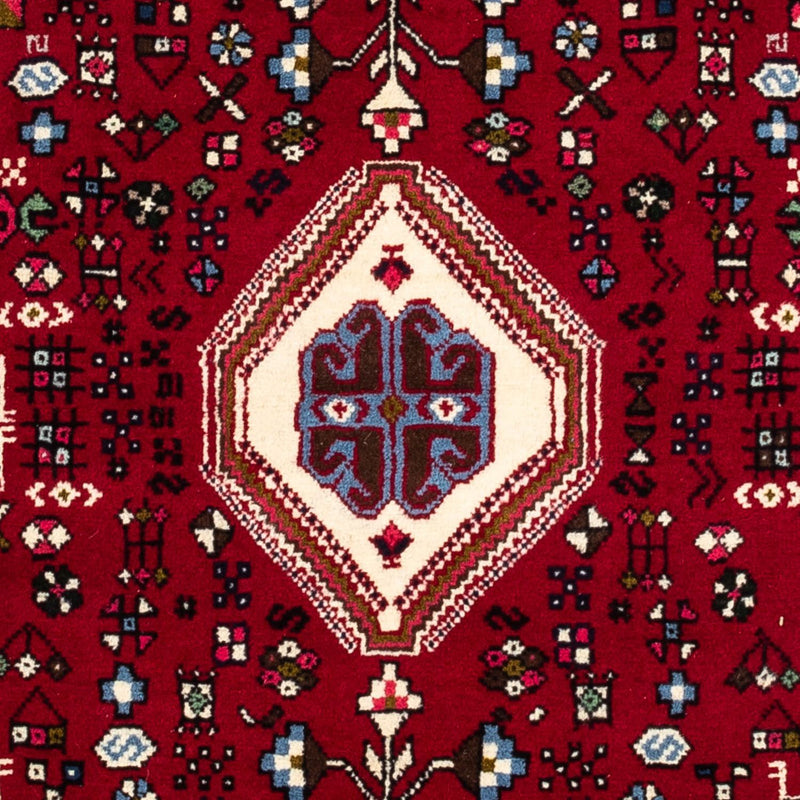 Tapis persan - Nomadic - 150 x 98 cm - rouge foncé