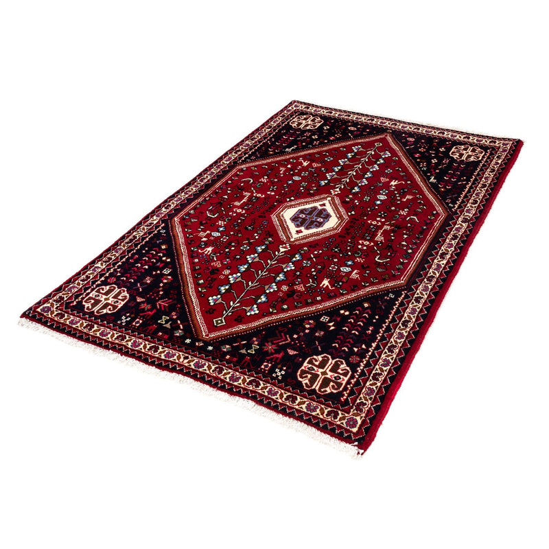 Tapis persan - Nomadic - 150 x 98 cm - rouge foncé