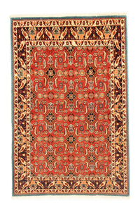 Tapis persan - Nomadic - 153 x 102 cm - rouge