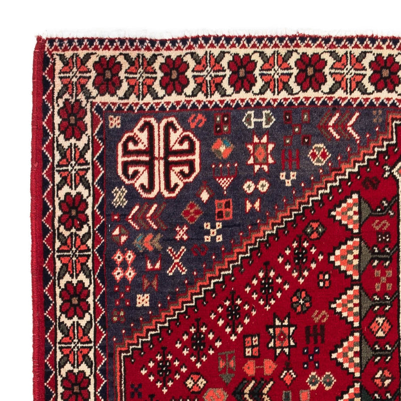 Tapis persan - Nomadic - 144 x 100 cm - rouge foncé