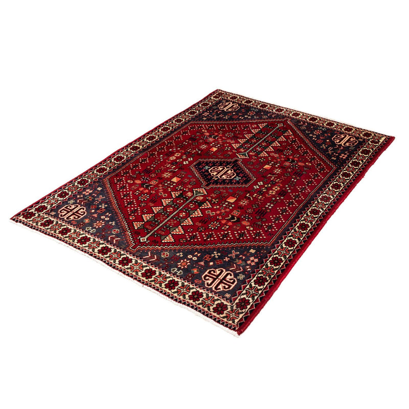 Tapis persan - Nomadic - 144 x 100 cm - rouge foncé