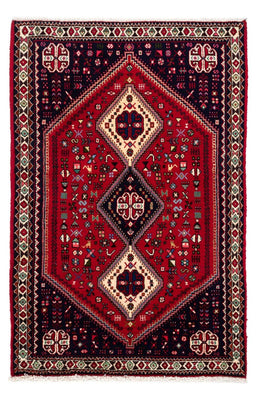 Tapis persan - Nomadic - 148 x 98 cm - rouge foncé