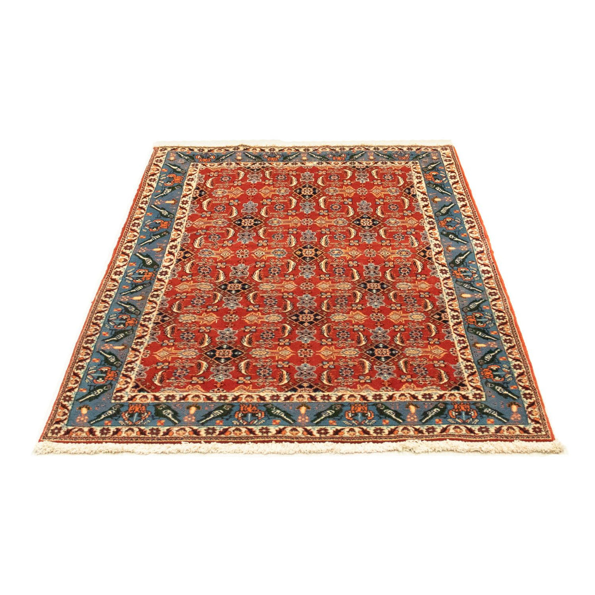 Tapis persan - Nomadic - 164 x 102 cm - rouge