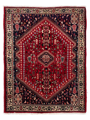 Tapis persan - Nomadic - 148 x 108 cm - rouge foncé