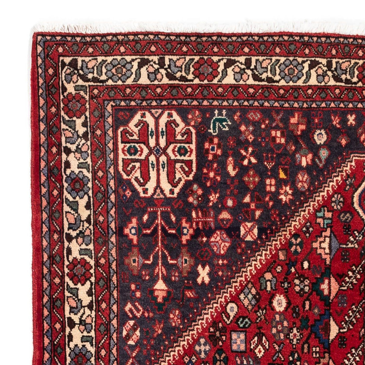 Tapis persan - Nomadic - 161 x 105 cm - rouge foncé