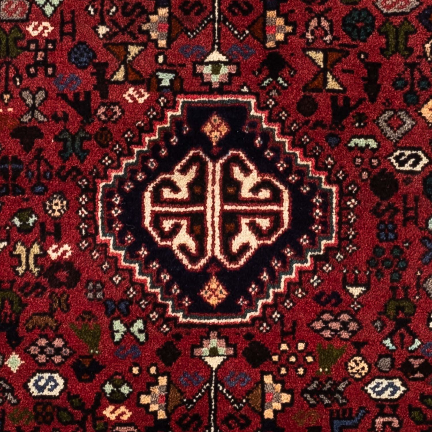 Tapis persan - Nomadic - 152 x 110 cm - rouge foncé