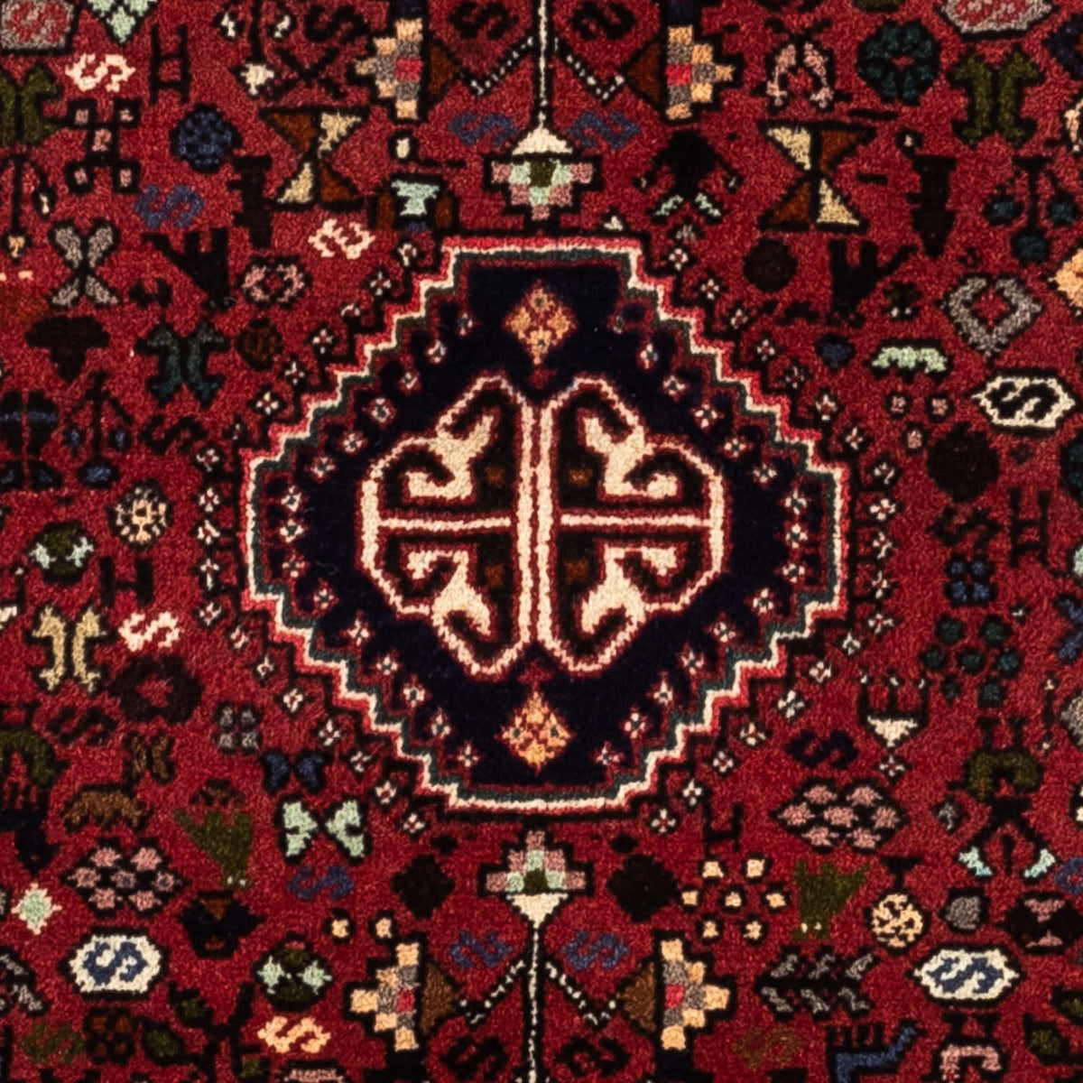 Tapis persan - Nomadic - 152 x 110 cm - rouge foncé
