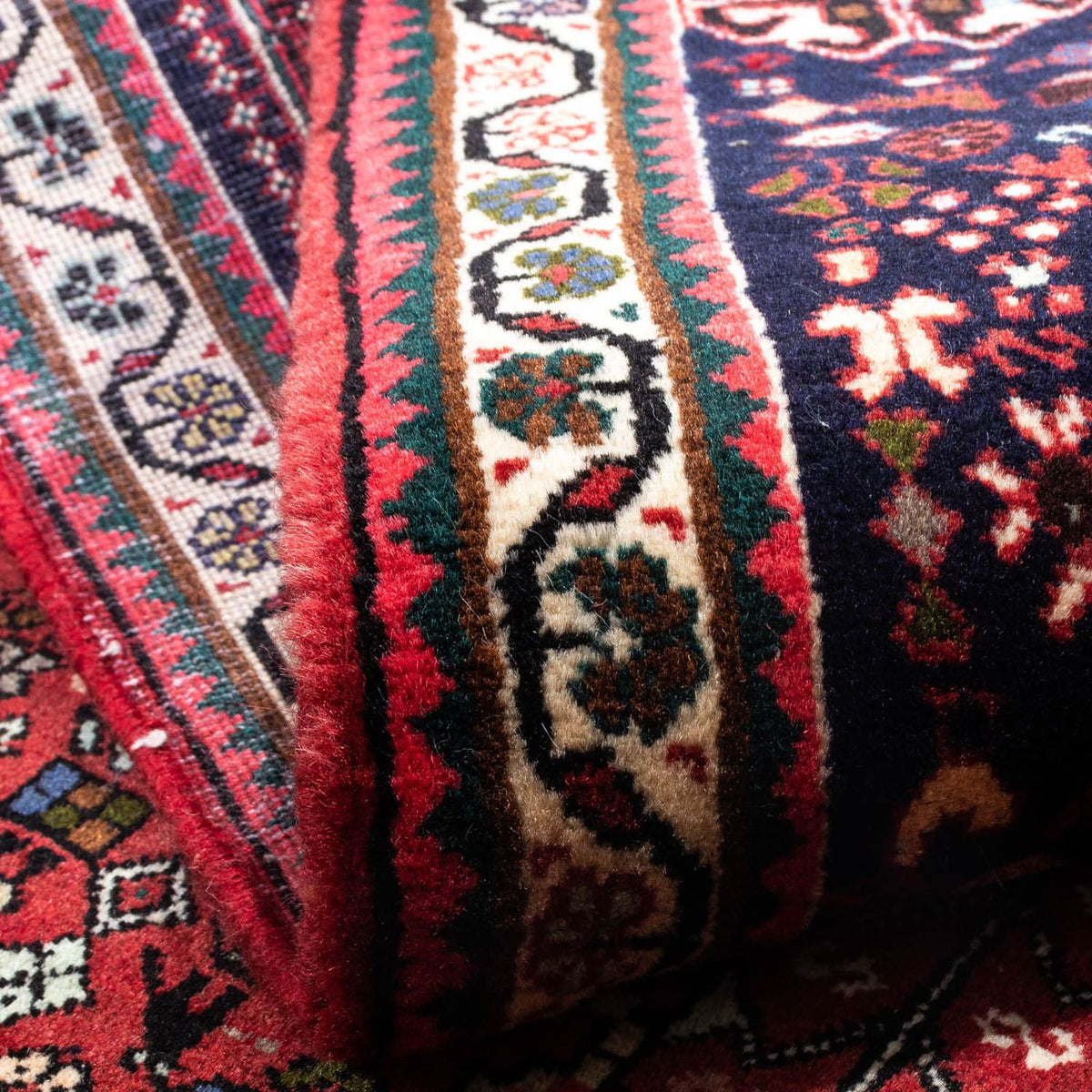 Tapis persan - Nomadic - 152 x 110 cm - rouge foncé