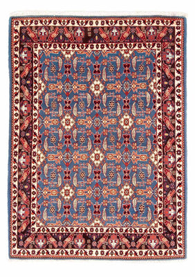 Tapis persan - Nomadic - 146 x 107 cm - bleu foncé