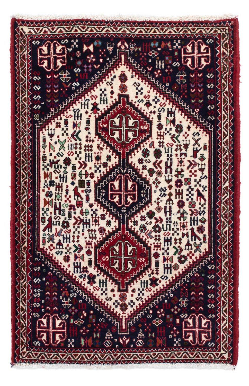 Tapis persan - Nomadic - 120 x 78 cm - beige