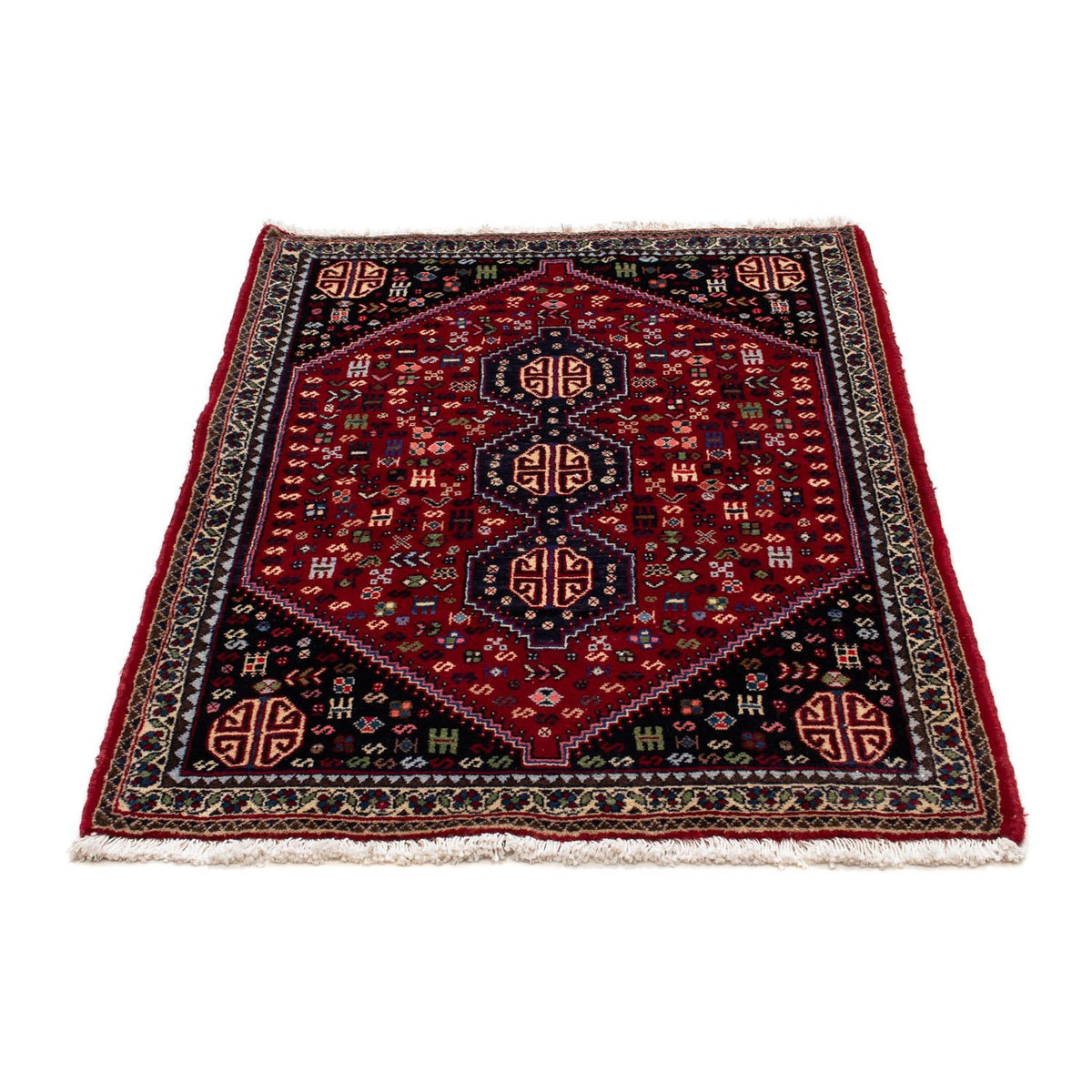 Tapis persan - Nomadic - 118 x 80 cm - rouge foncé