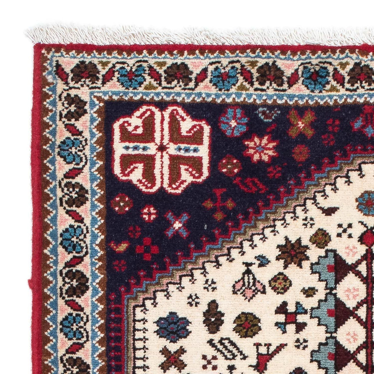 Tapis persan - Nomadic - 116 x 75 cm - beige