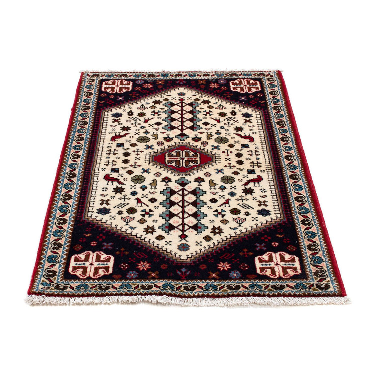 Tapis persan - Nomadic - 116 x 75 cm - beige