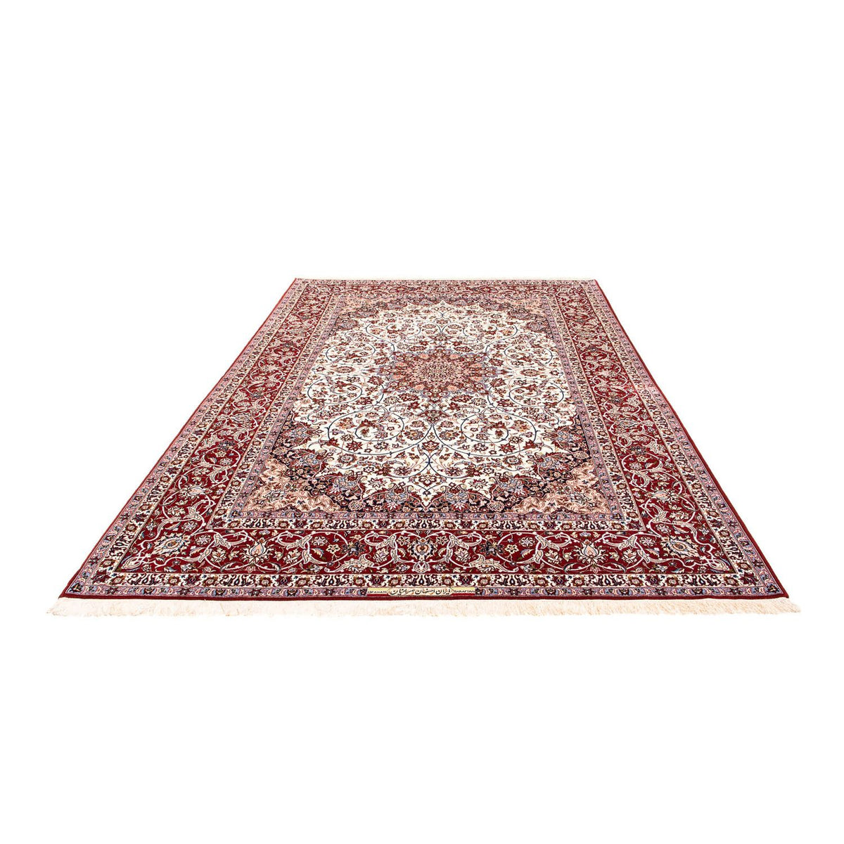 Tapis persan - Isfahan - Premium - 308 x 206 cm - rouge