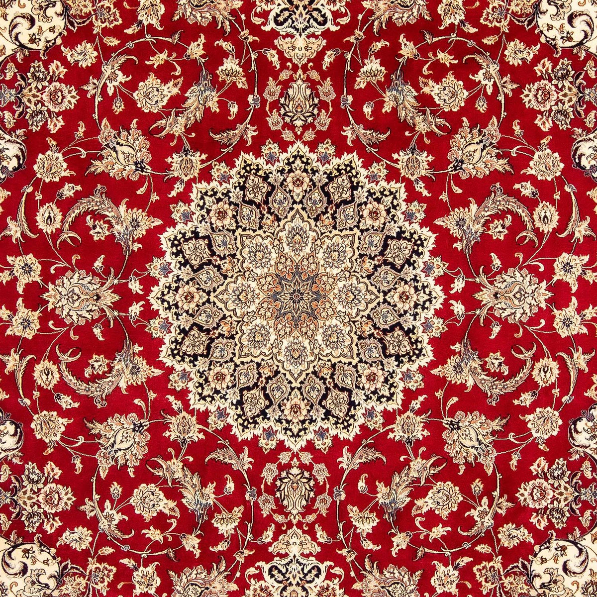 Tapis persan - Isfahan - Premium - 356 x 250 cm - rouge