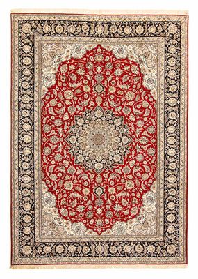 Tapis persan - Isfahan - Premium - 370 x 253 cm - rouge foncé