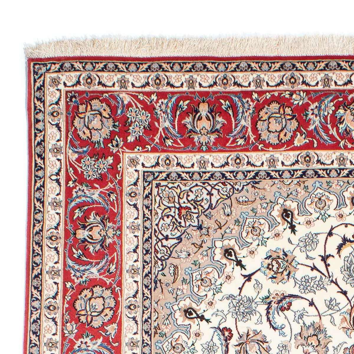 Tapis persan - Isfahan - Premium - 243 x 156 cm - beige