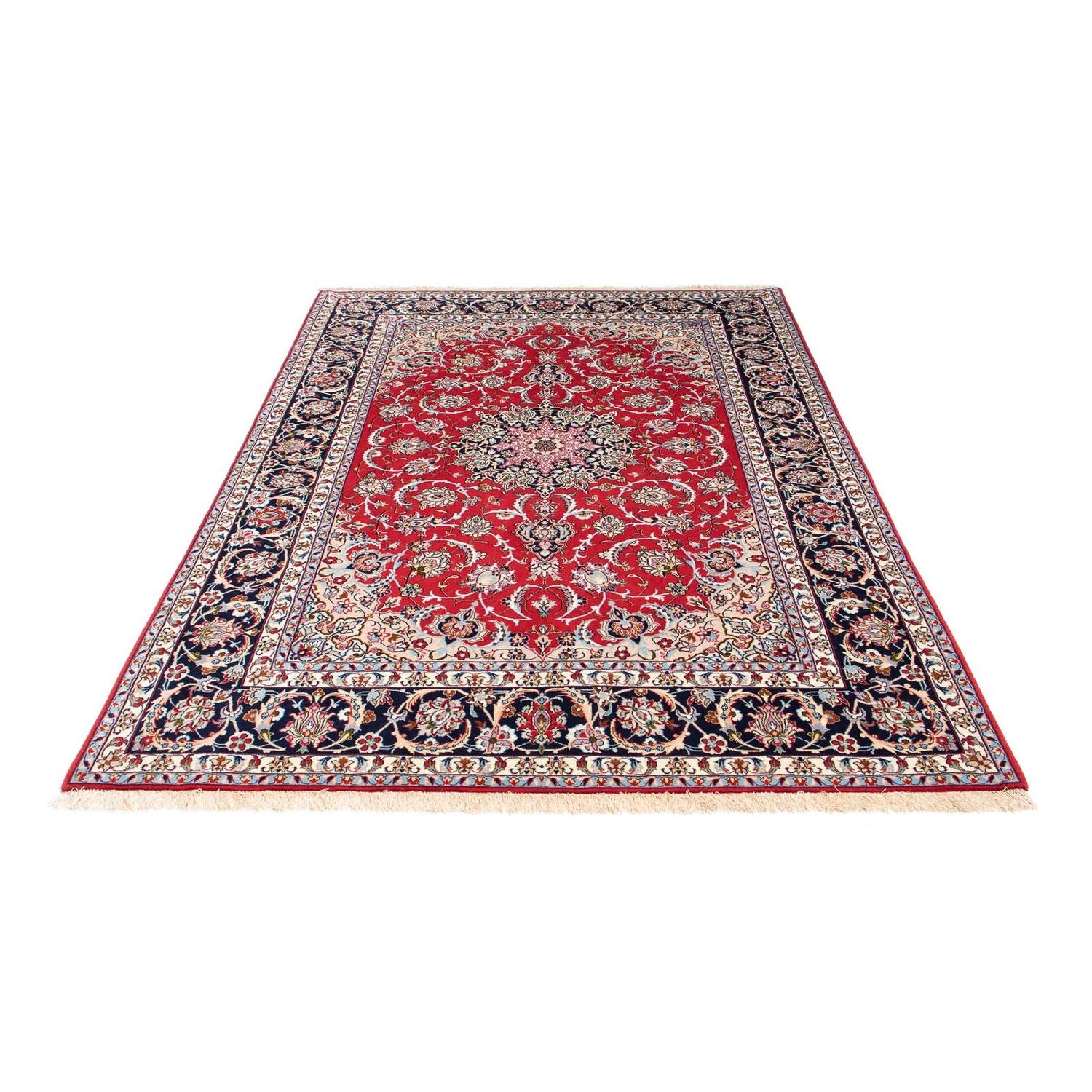 Tapis persan - Isfahan - Premium - 233 x 159 cm - rouge