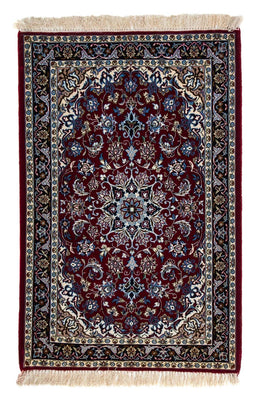 Tapis persan - Isfahan - Premium - 108 x 70 cm - rouge foncé