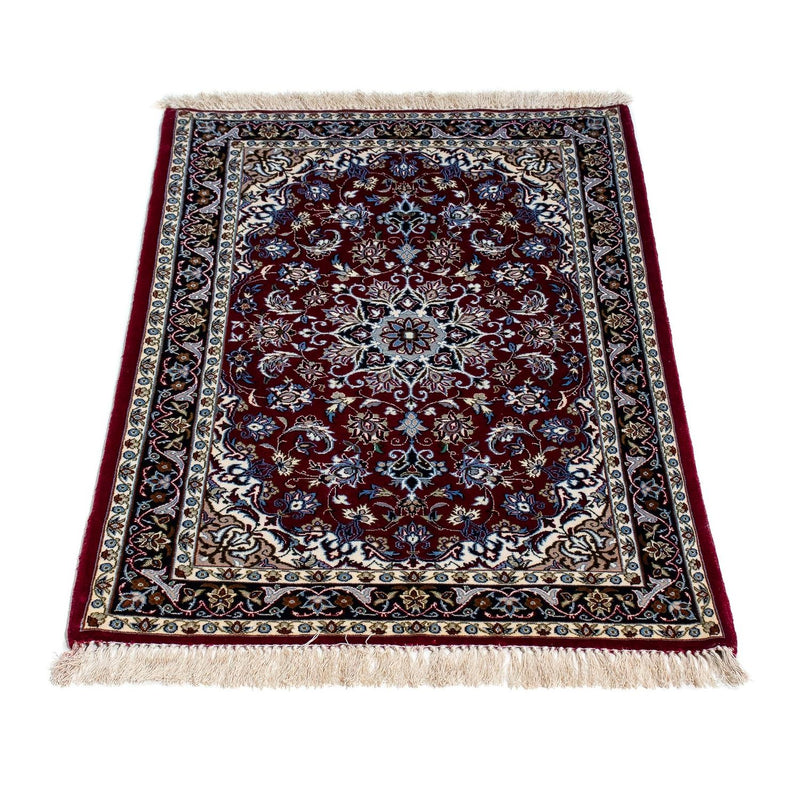 Tapis persan - Isfahan - Premium - 108 x 70 cm - rouge foncé