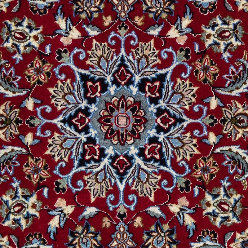 Tapis persan - Isfahan - Premium - 101 x 71 cm - rouge foncé