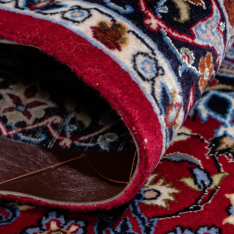 Tapis persan - Isfahan - Premium - 101 x 71 cm - rouge foncé