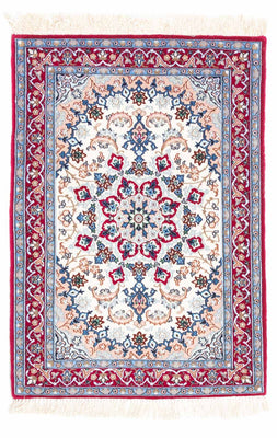 Tapis persan - Isfahan - Premium - 100 x 71 cm - beige