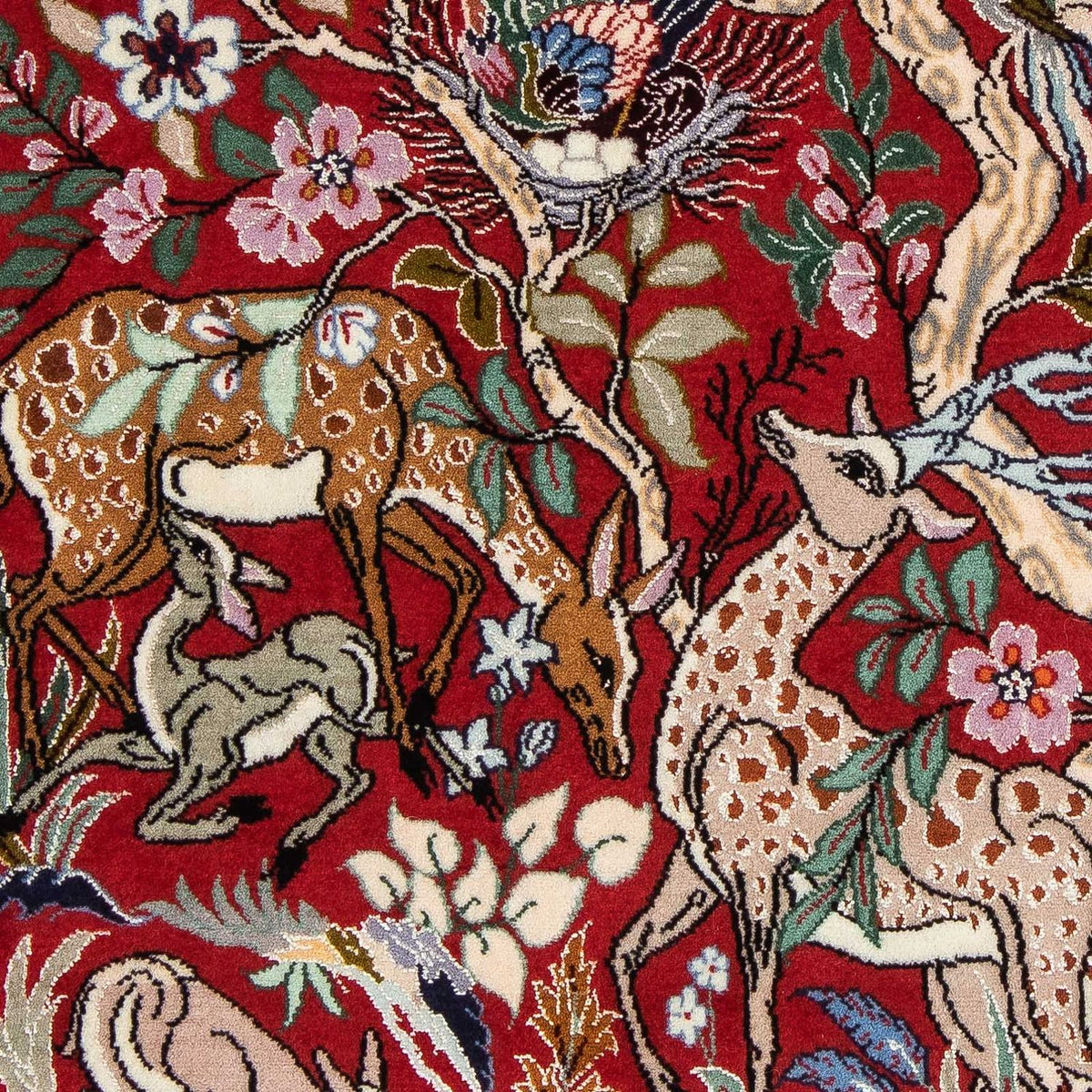 Tapis persan - Isfahan - Premium - 105 x 70 cm - rouge