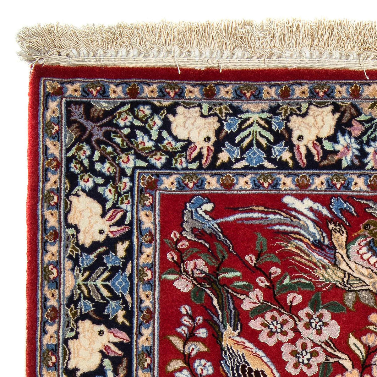 Tapis persan - Isfahan - Premium - 105 x 70 cm - rouge