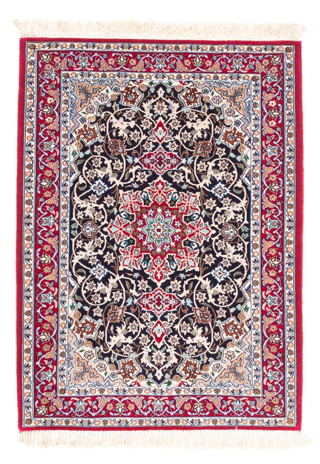 Tapis persan - Isfahan - Premium - 102 x 72 cm - rouge