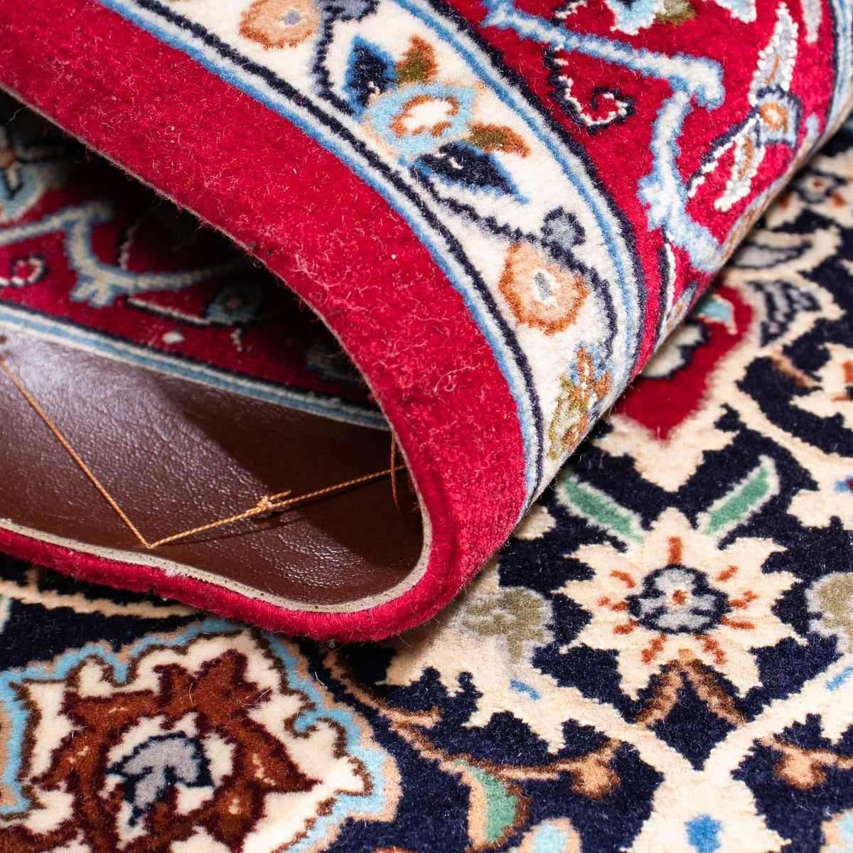 Tapis persan - Isfahan - Premium - 102 x 72 cm - rouge