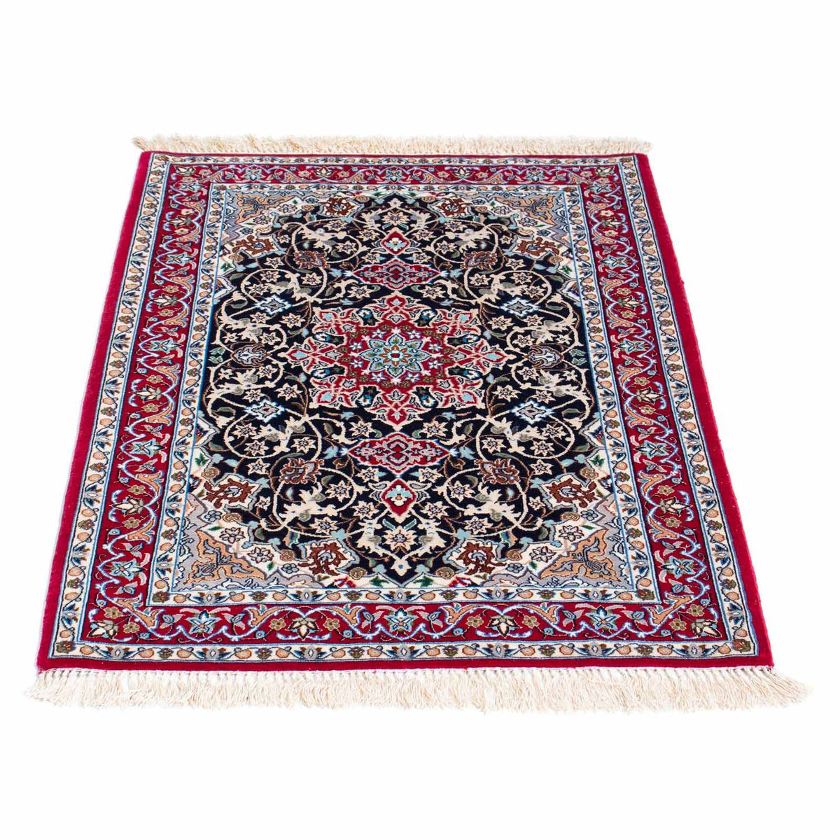 Tapis persan - Isfahan - Premium - 102 x 72 cm - rouge