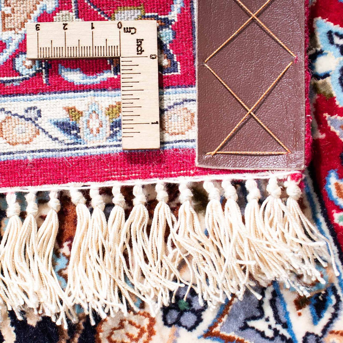 Tapis persan - Isfahan - Premium - 102 x 72 cm - rouge