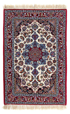 Tapis persan - Isfahan - Premium - 102 x 70 cm - rouge foncé