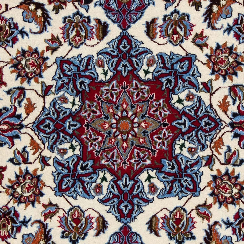 Tapis persan - Isfahan - Premium - 102 x 70 cm - rouge foncé