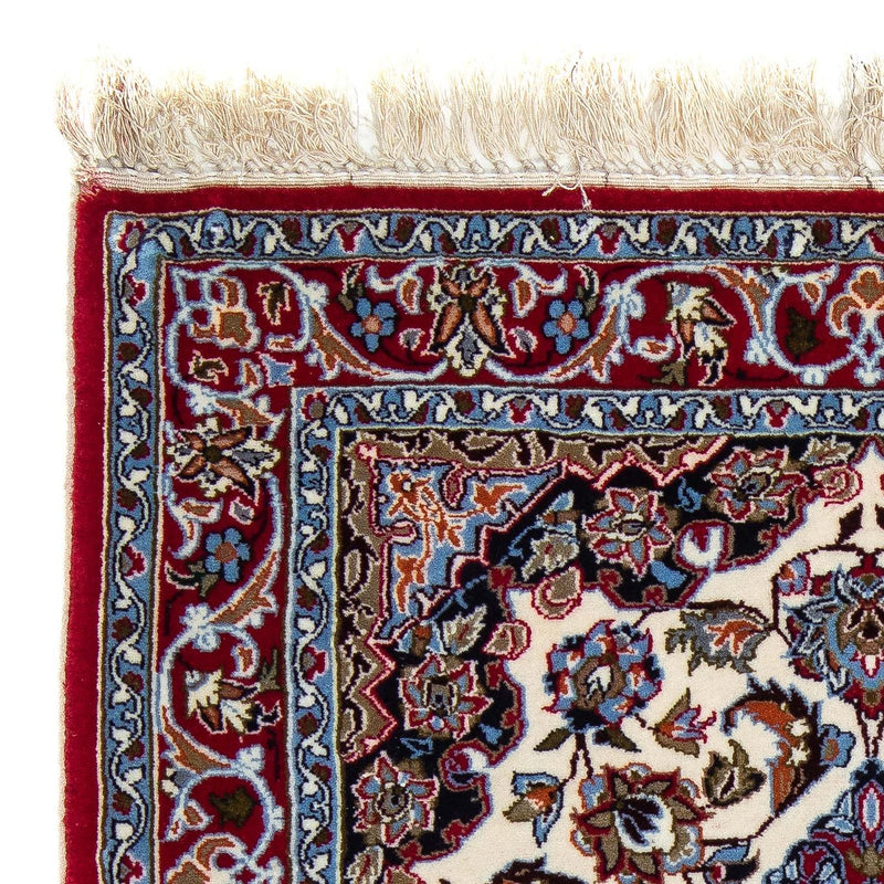 Tapis persan - Isfahan - Premium - 102 x 70 cm - rouge foncé