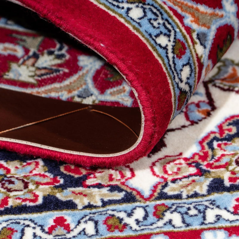 Tapis persan - Isfahan - Premium - 102 x 70 cm - rouge foncé