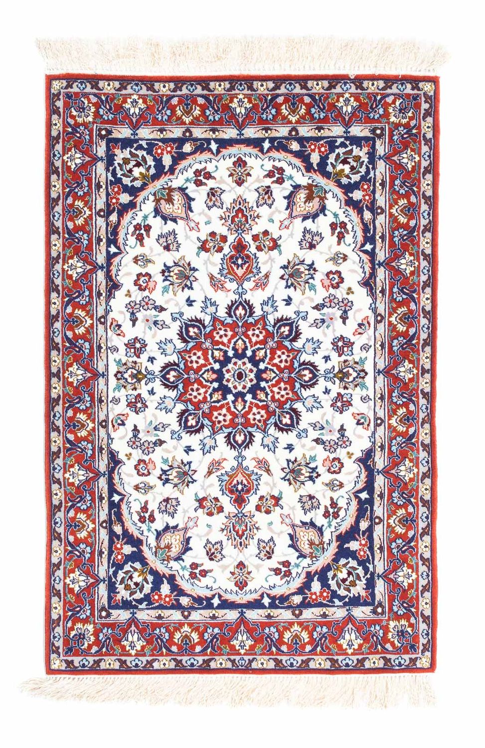 Tapis persan - Isfahan - Premium - 108 x 70 cm - beige
