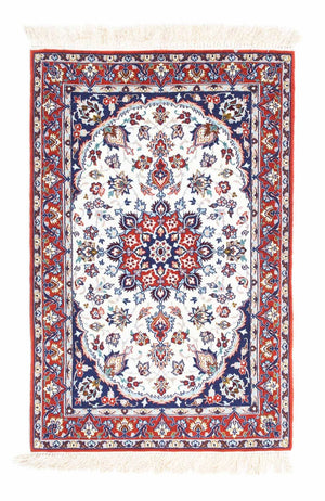 Tapis persan - Isfahan - Premium - 108 x 70 cm - beige
