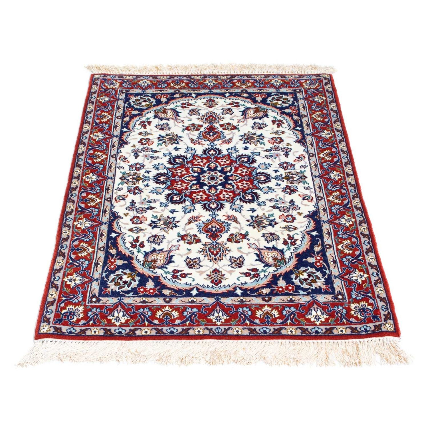 Tapis persan - Isfahan - Premium - 108 x 70 cm - beige