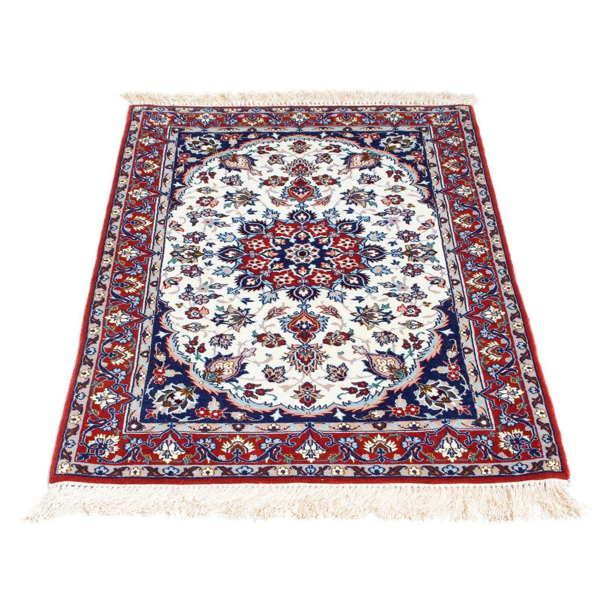 Tapis persan - Isfahan - Premium - 108 x 70 cm - beige