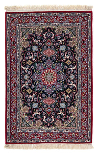 Tapis persan - Isfahan - Premium - 105 x 70 cm - rouge foncé