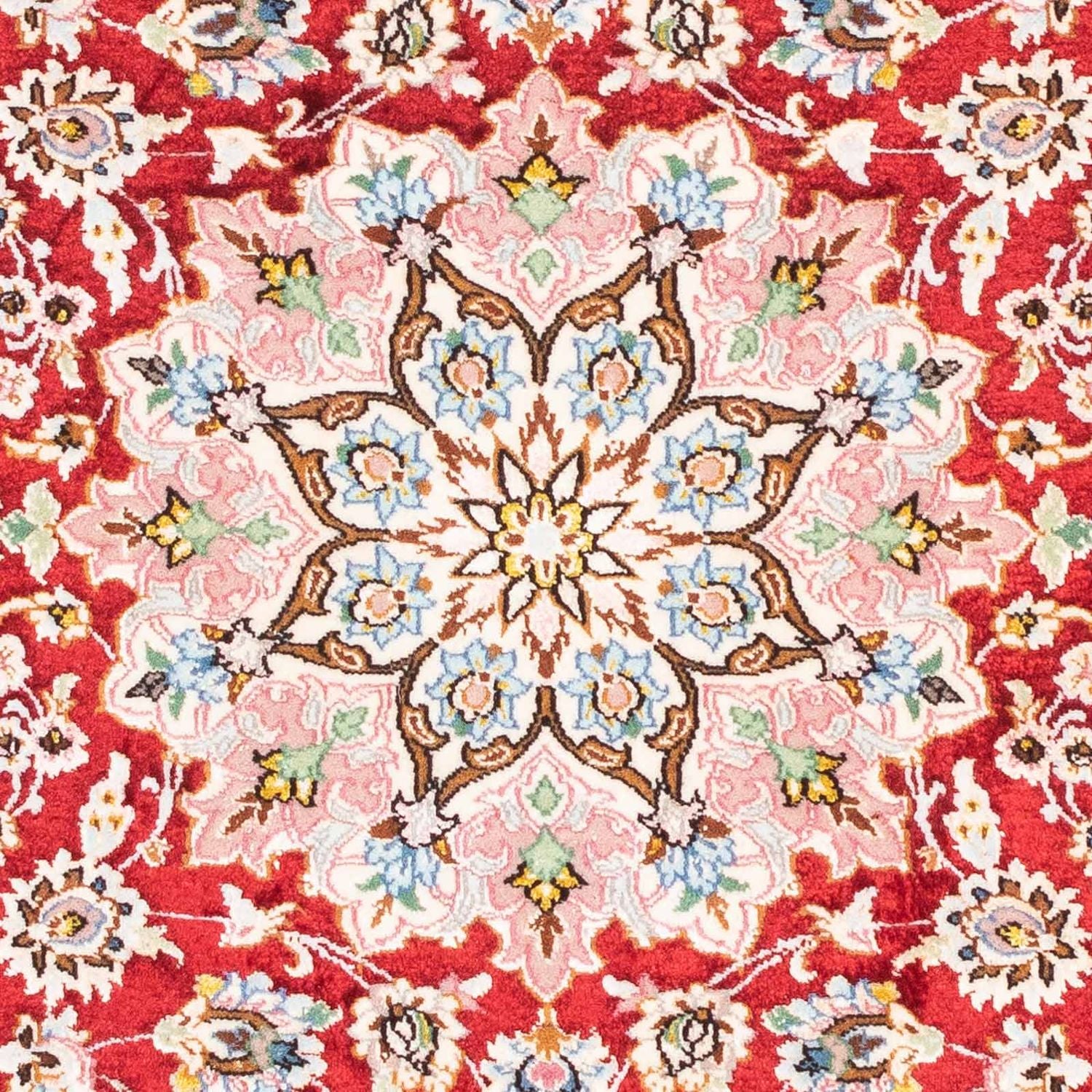 Tapis persan - Isfahan - Premium - 123 x 83 cm - rouge