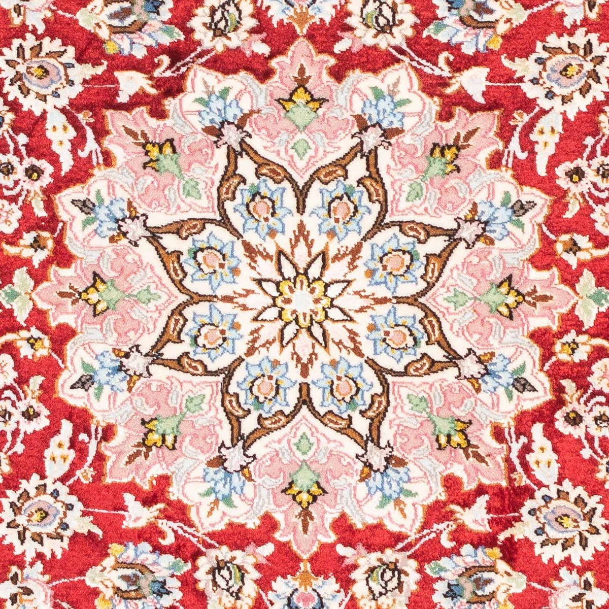 Tapis persan - Isfahan - Premium - 123 x 83 cm - rouge