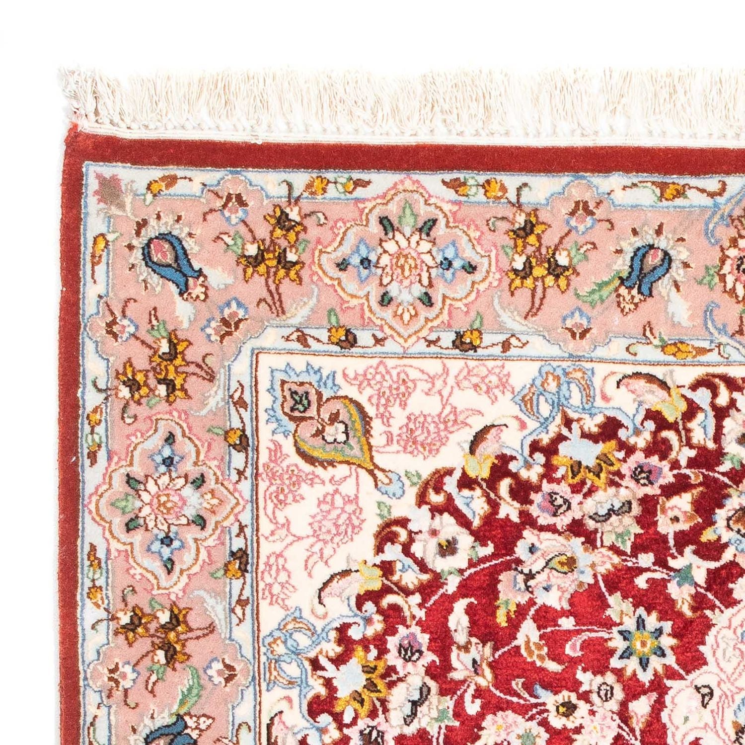Tapis persan - Isfahan - Premium - 123 x 83 cm - rouge