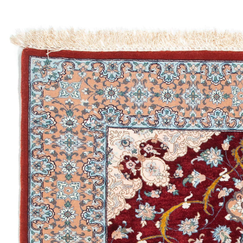 Tapis persan - Isfahan - Premium - 119 x 84 cm - rouge foncé